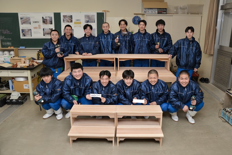 林業専攻　商品棚作成